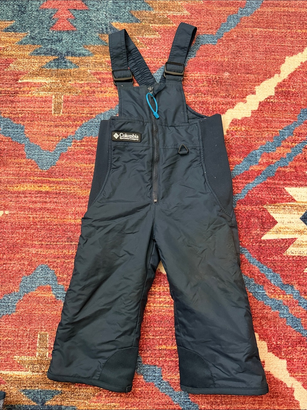 Columbia Kids Navy Blue Snow Overalls - Insulated Bib Pants